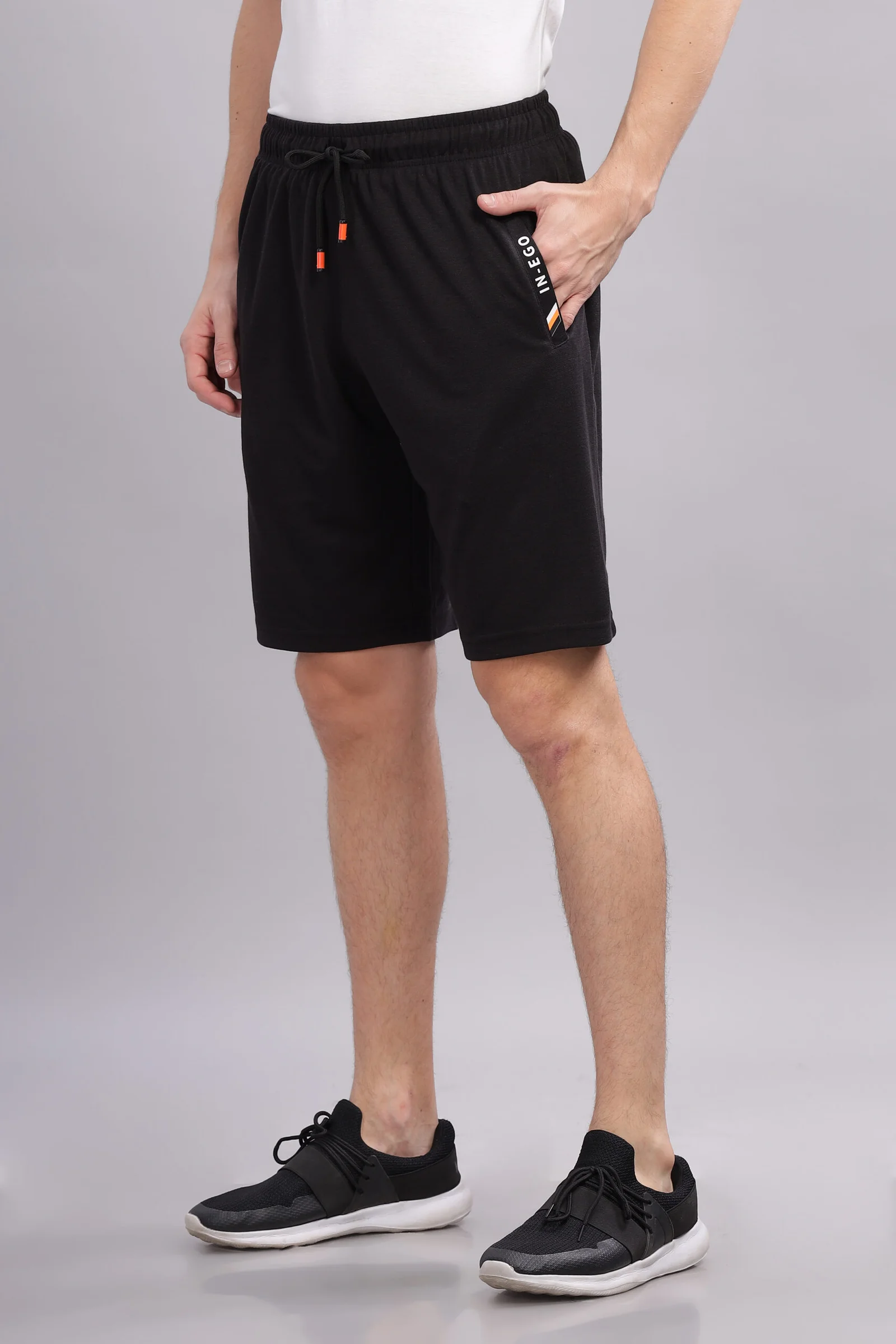Men’s Cotton-Blend Casual Shorts with HD Side Logo, view 1 of 31